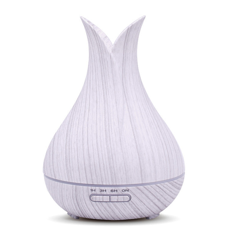 Wood Grain Essential Oil Diffuser - Ultrasonic Aromatherapy Humidifier for Home & Office