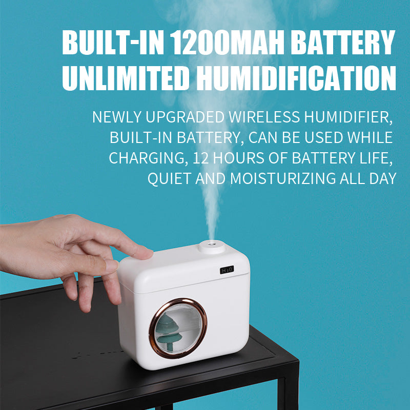 Camera Humidifier Creative Doll Wireless Portable Ultrasonic Home Air Humidifier