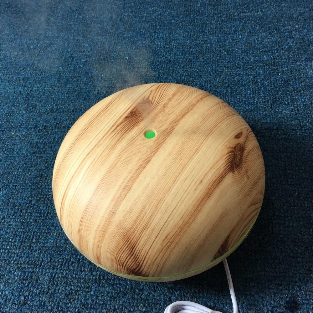 Ultrasonic Air Humidifier with Marble Grain LED Light - Aromatherapy Enhancer