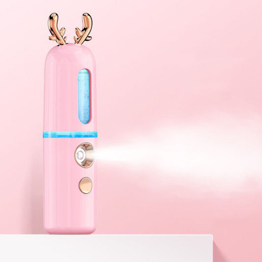 Nano Hydrating Instrument Spraying Machine - Cute Fawn Bunny Facial Steamer