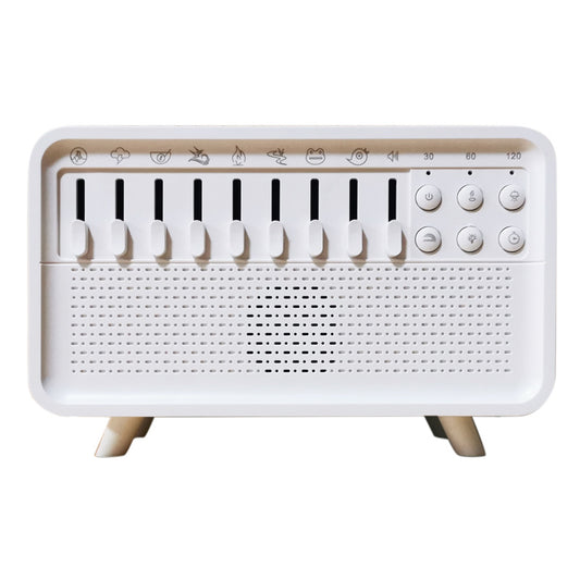 8-Adjustable White Noise Air Aroma Diffuser with Night Light and Bluetooth Speaker