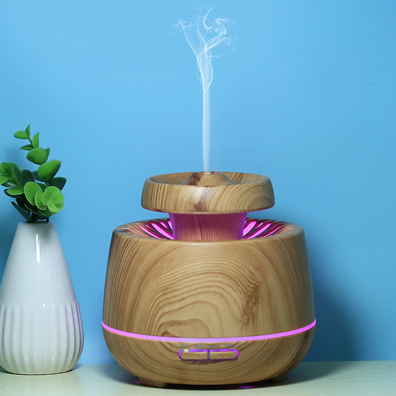 New Wood Grain L9 Aromatherapy Machine - Home & Car Ultrasonic Humidifier