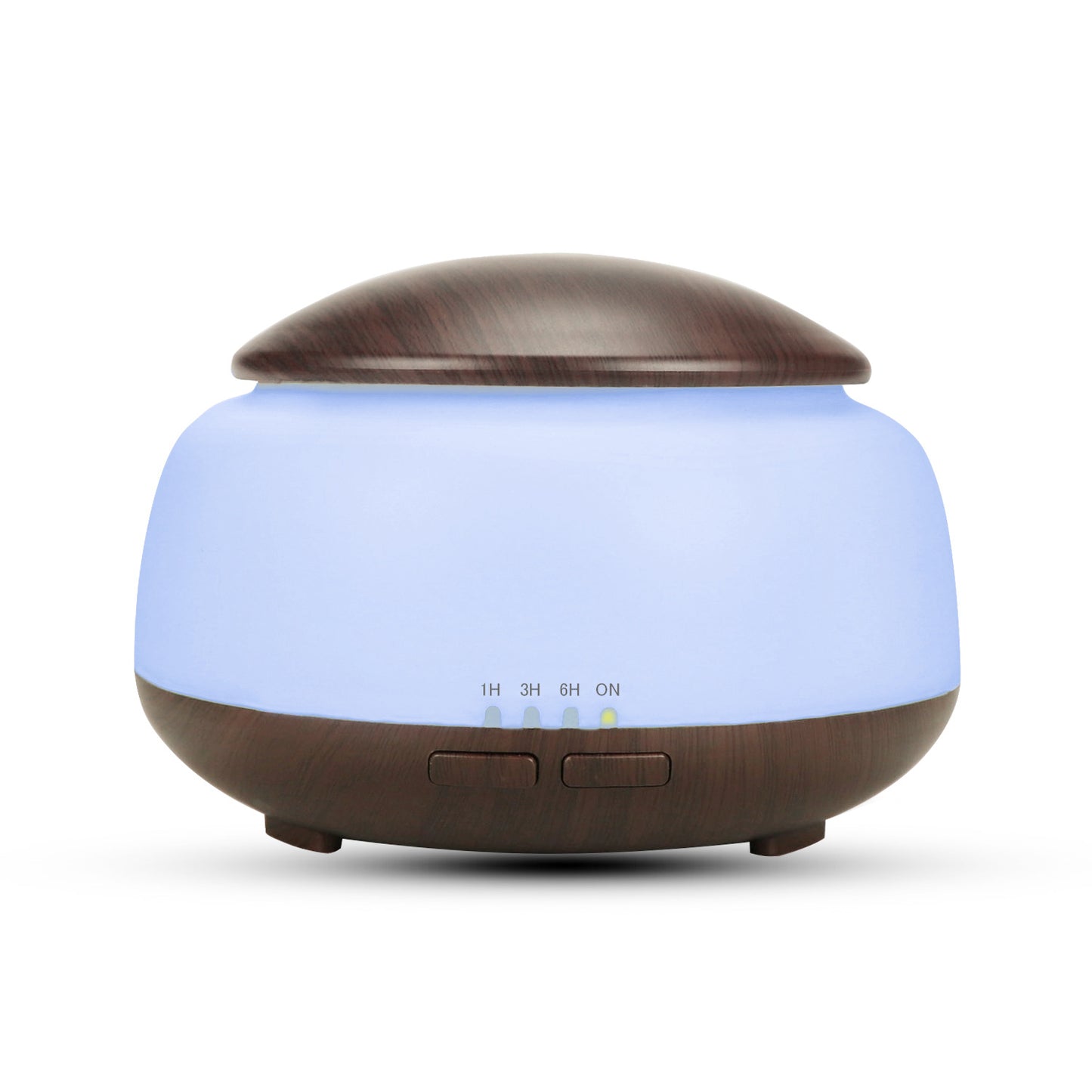 New Wood Grain Aroma Diffuser 300ml Ultrasonic Atomizer with Colorful Night Light