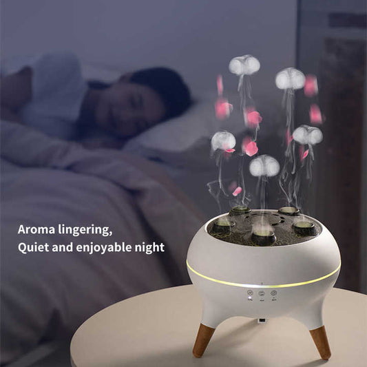 Electric Night Light Air Humidifier with Remote & Aromatherapy
