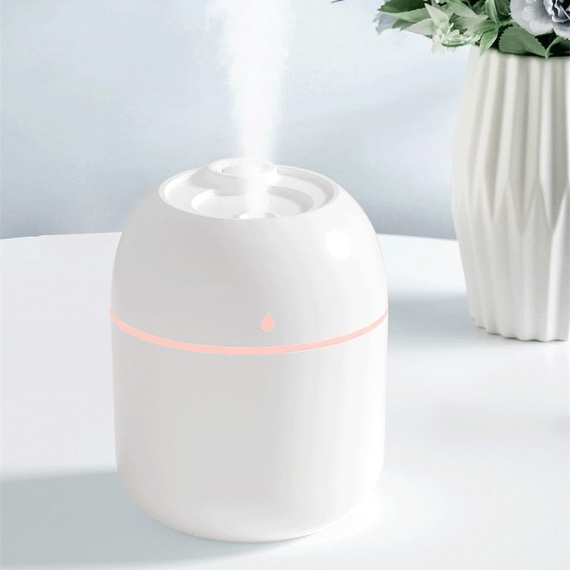 220ML Mini Portable Ultrasonic Air Humidifier Aroma Essential Oil Diffuser