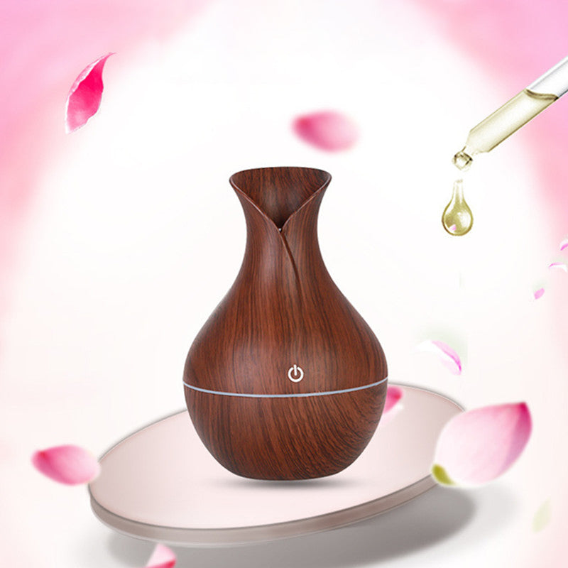 Wood Grain Aromatherapy Machine - Air Purification & Humidification